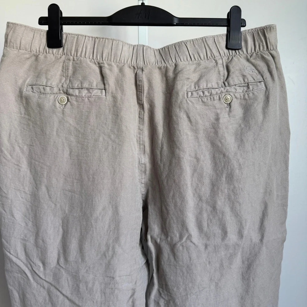 Tommy Bahama XXL‎ Linen Pants Elastic Waist Beach Island